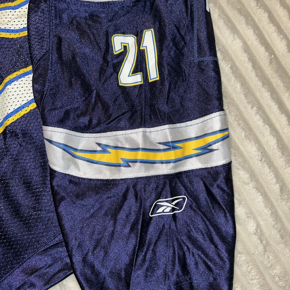 Reebok NFL Youth Kids‎ San Diego Chargers LaDainian Tomlinson #21 Jersey Sz L - Picture 8 of 10